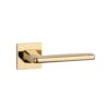 Upgrade your interior with the PVD polished gold Erba on Square Rosette handle, offering a premium, luxury feel to modern interiors.