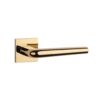 Elevate your space with Funkia on Square Rosette in PVD polished gold, offering premium, luxury handles with a modern, stylish design.